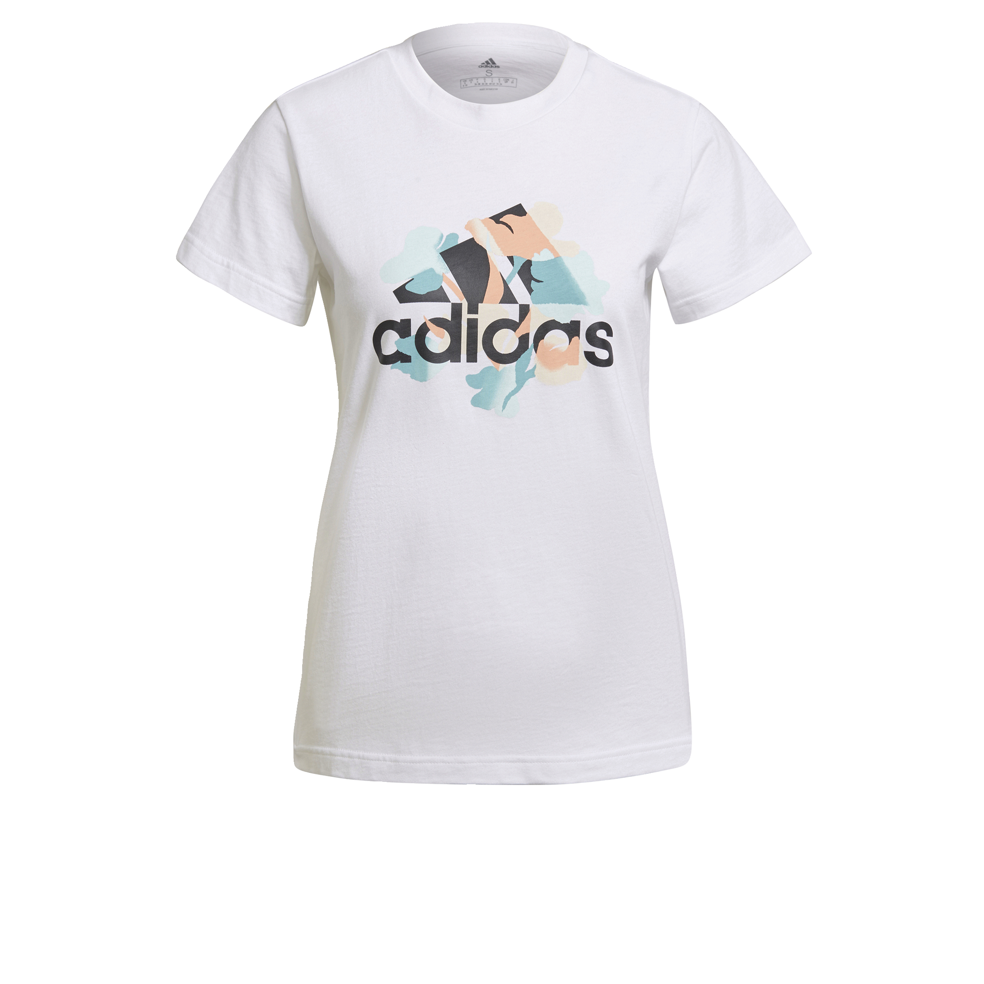 adidas Lifestyle Floral Graphic Tee Women White GT8807