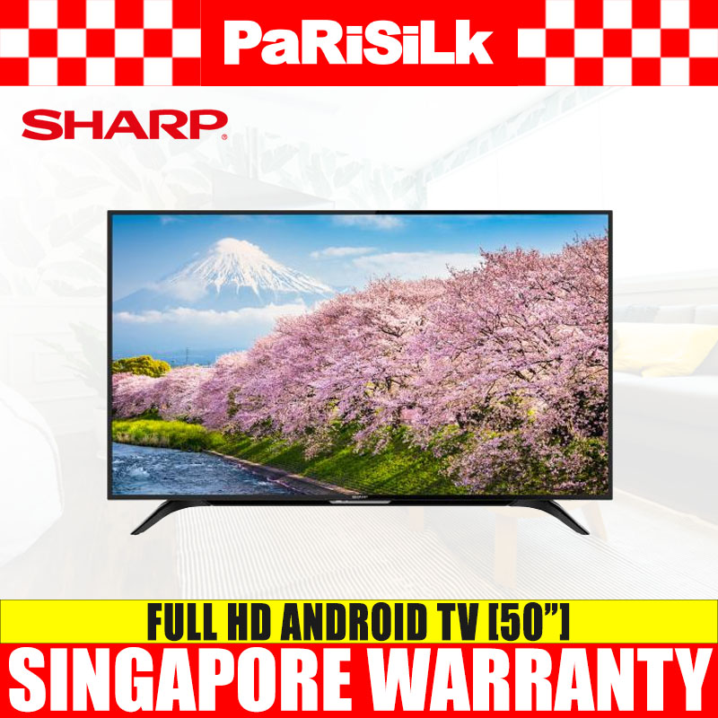 (Bulky) Sharp 2T-C50BG1X Full HD Android TV (50inch) - 4 Ticks + Free Delivery + Free Installation (Table Top Setup)