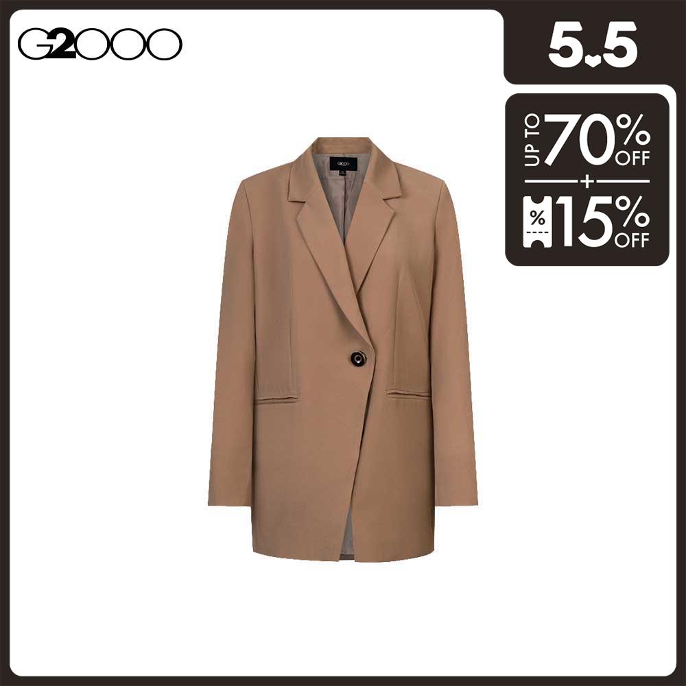 G2000 Women Poly Cavalry Twill Boyfriend Jacket