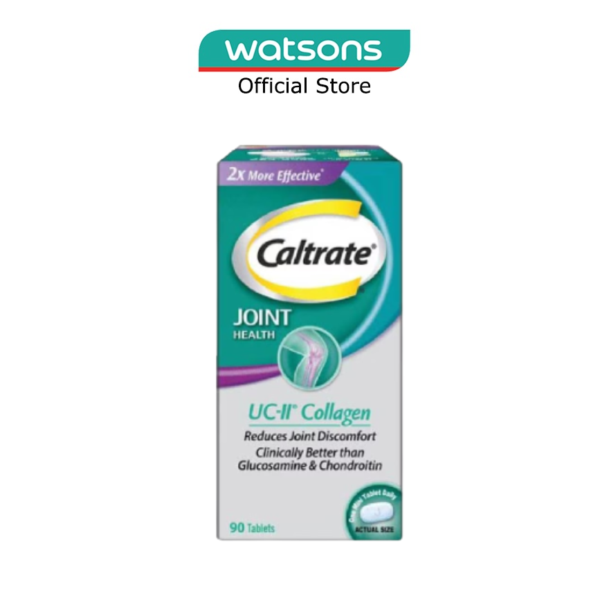 CALTRATE Joint Health UC-II Collagen (2X More Effective vs Glucosamine + Reduce Joint Discomfort) 90S