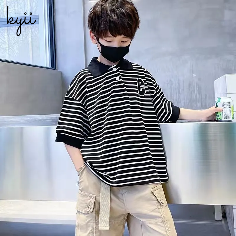 KYII Summer boys short sleeve T-shirt Korean Short kyb001