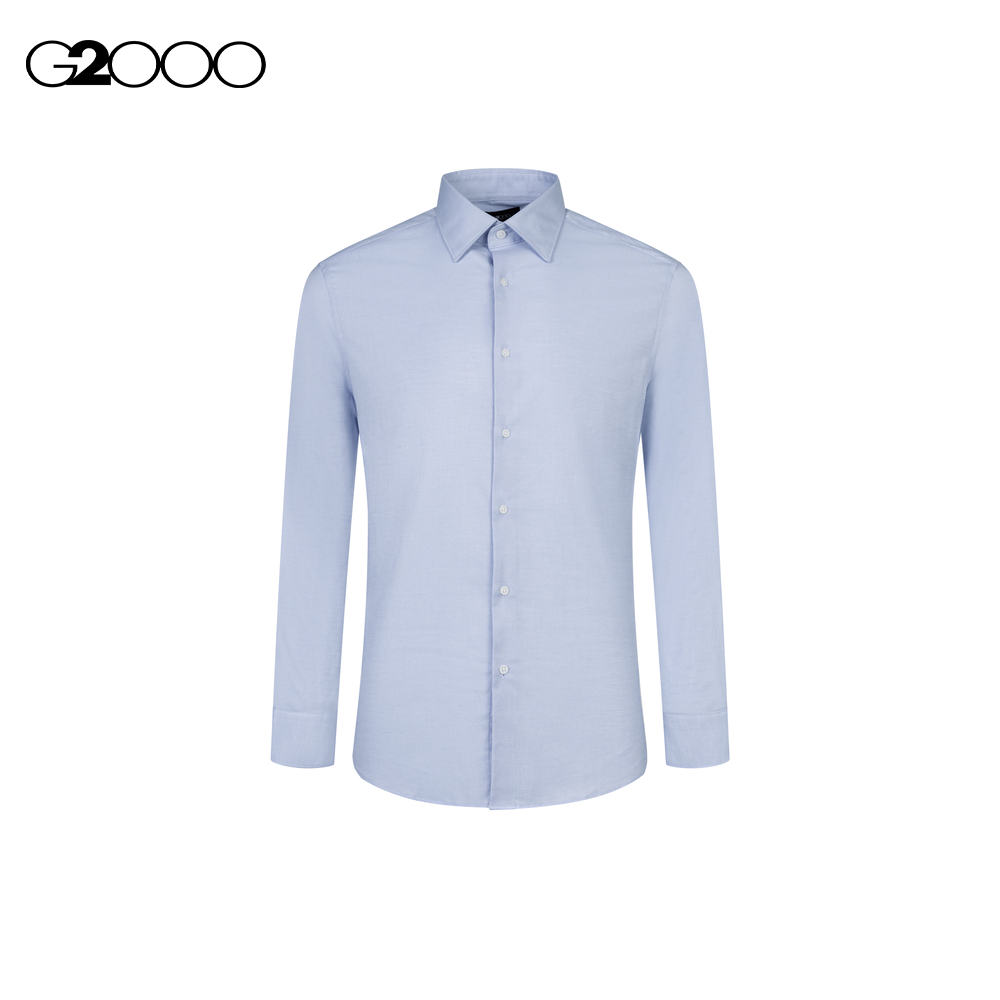 G2000 Men CVC Stretch 2-Tone Dress Shirt