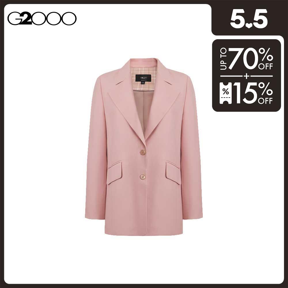 G2000 Women Relax Fit 2 Tone Dobby Blazer